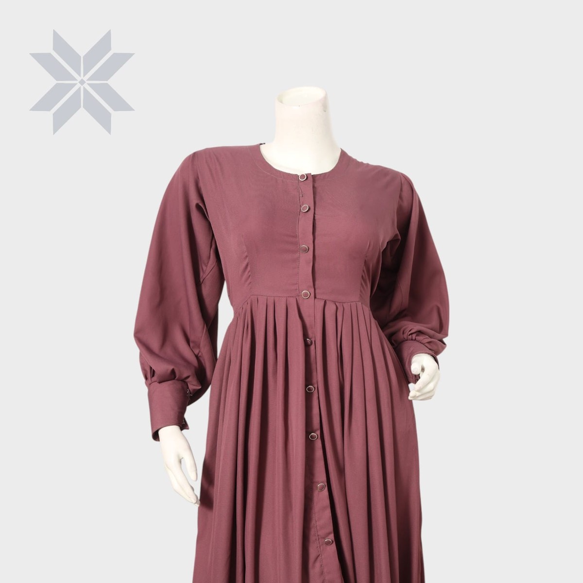 Dusty Rose Flow Maxi Dress 2