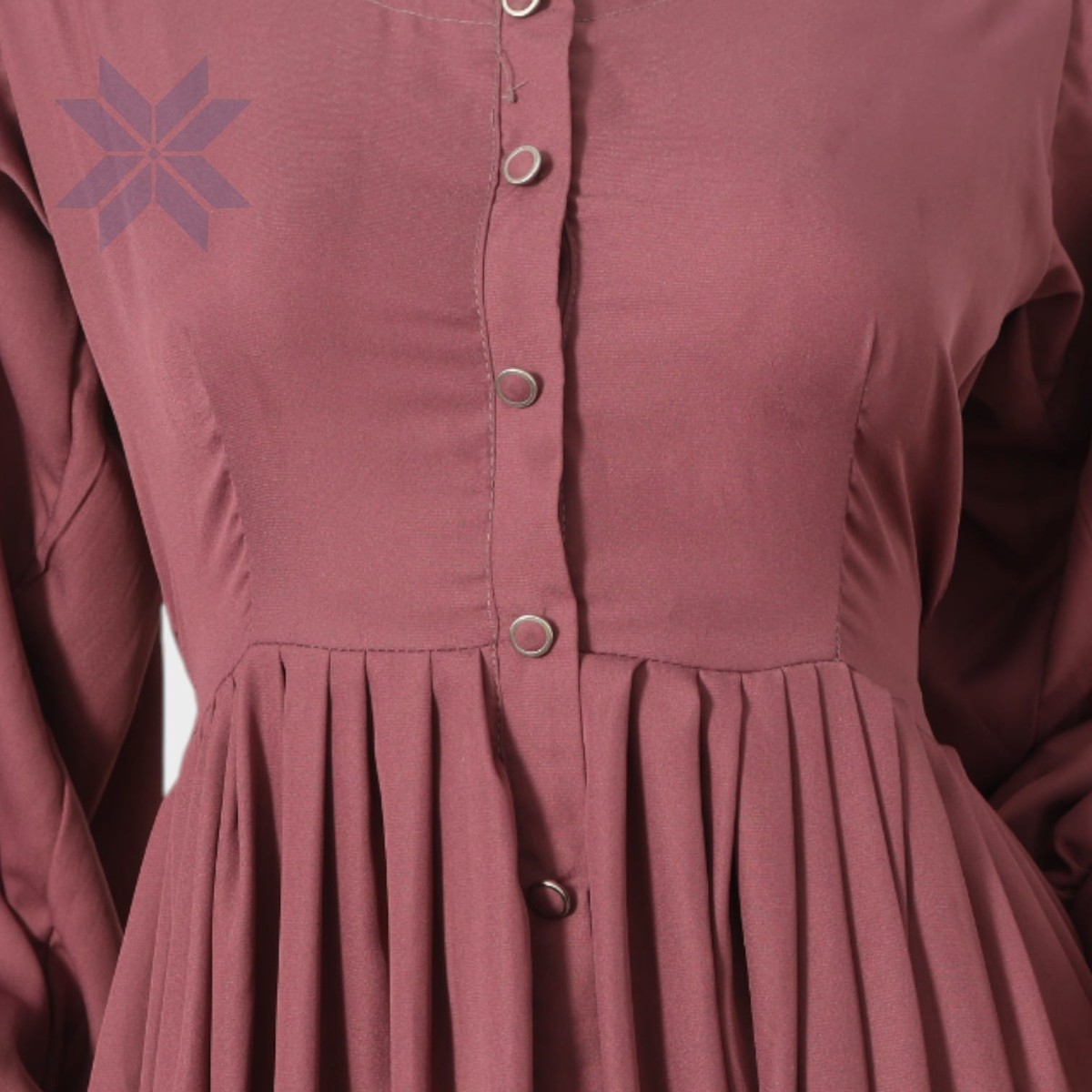 Dusty Rose Flow Maxi Dress 5