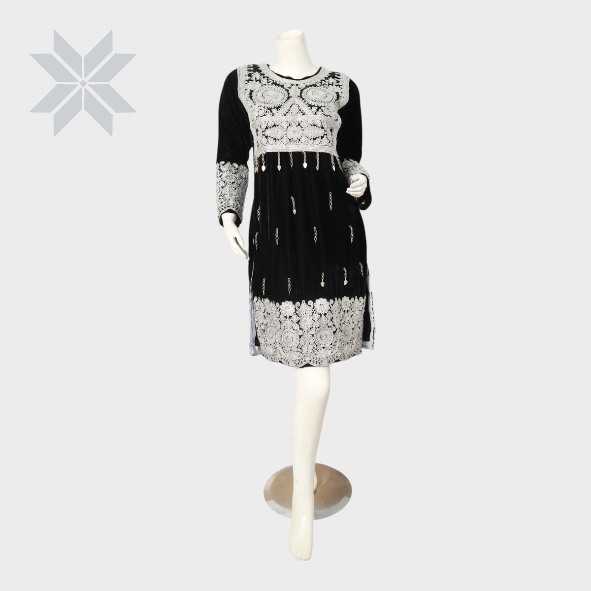 Black Velvet Noor Dress 2