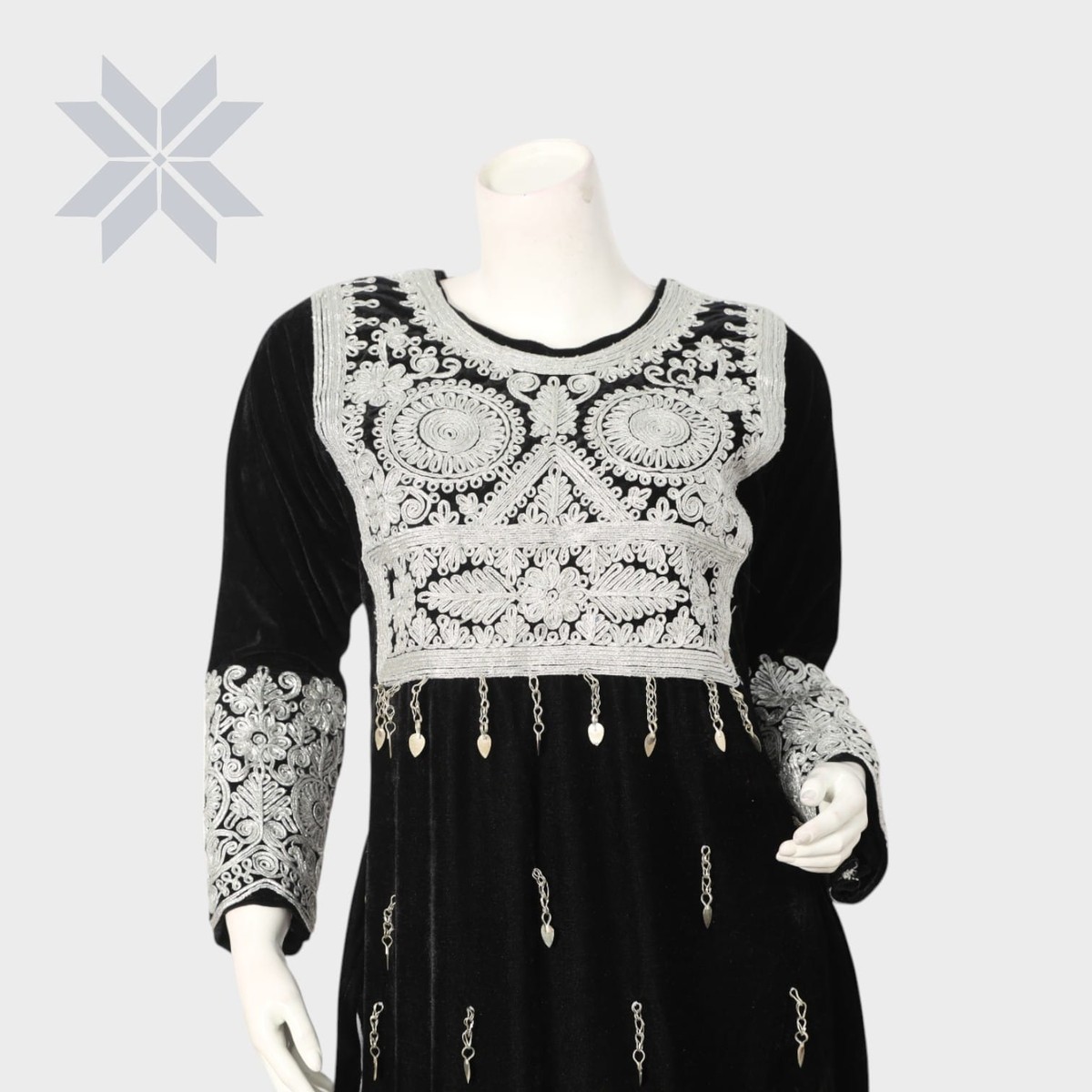 Black Velvet Noor Dress 1
