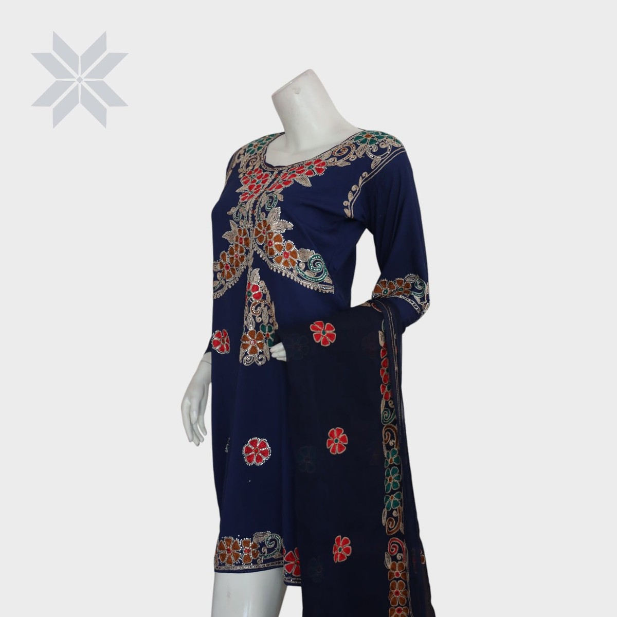 Sitara Afghan Embroidered Set 2