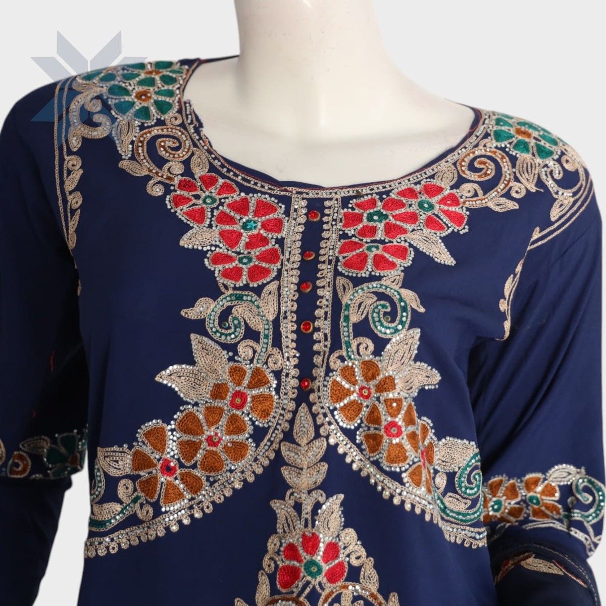 Sitara Afghan Embroidered Set 3