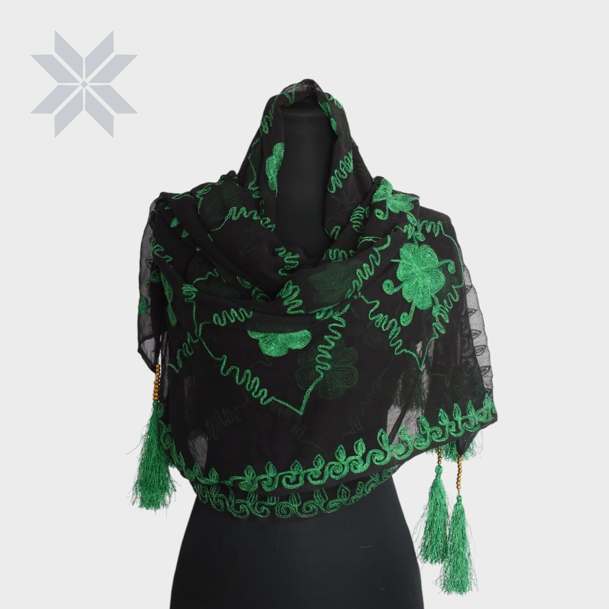 Sabza Gul Embroidered Scarf 1