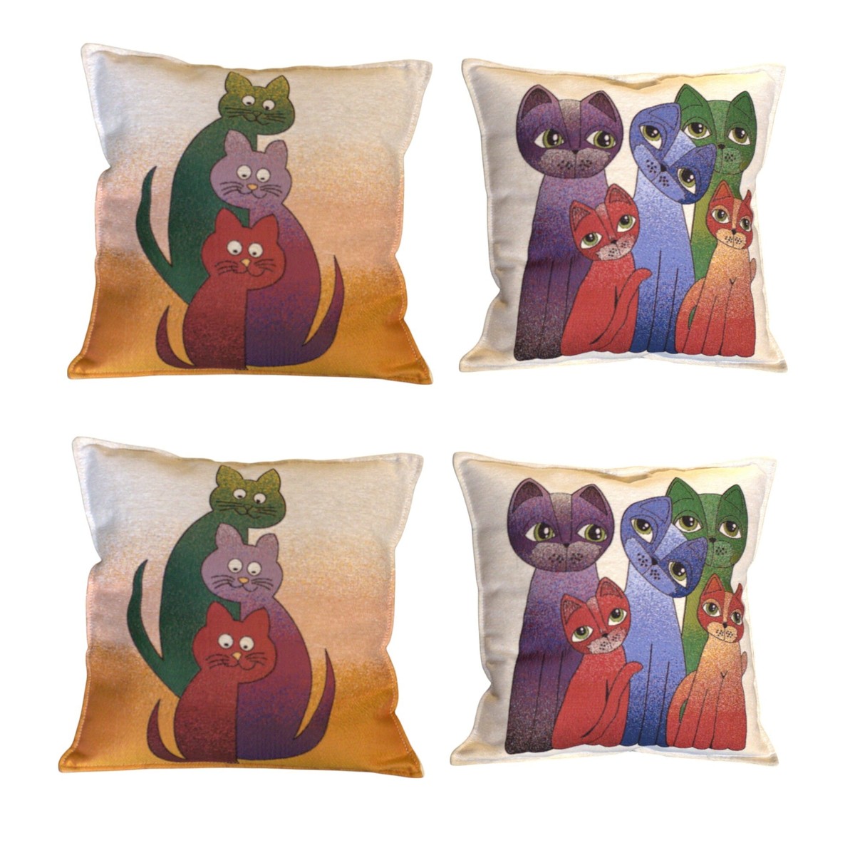 Pillow Covers, Set of 2, One Sided Pillow case Cover 45x45 cm 2
