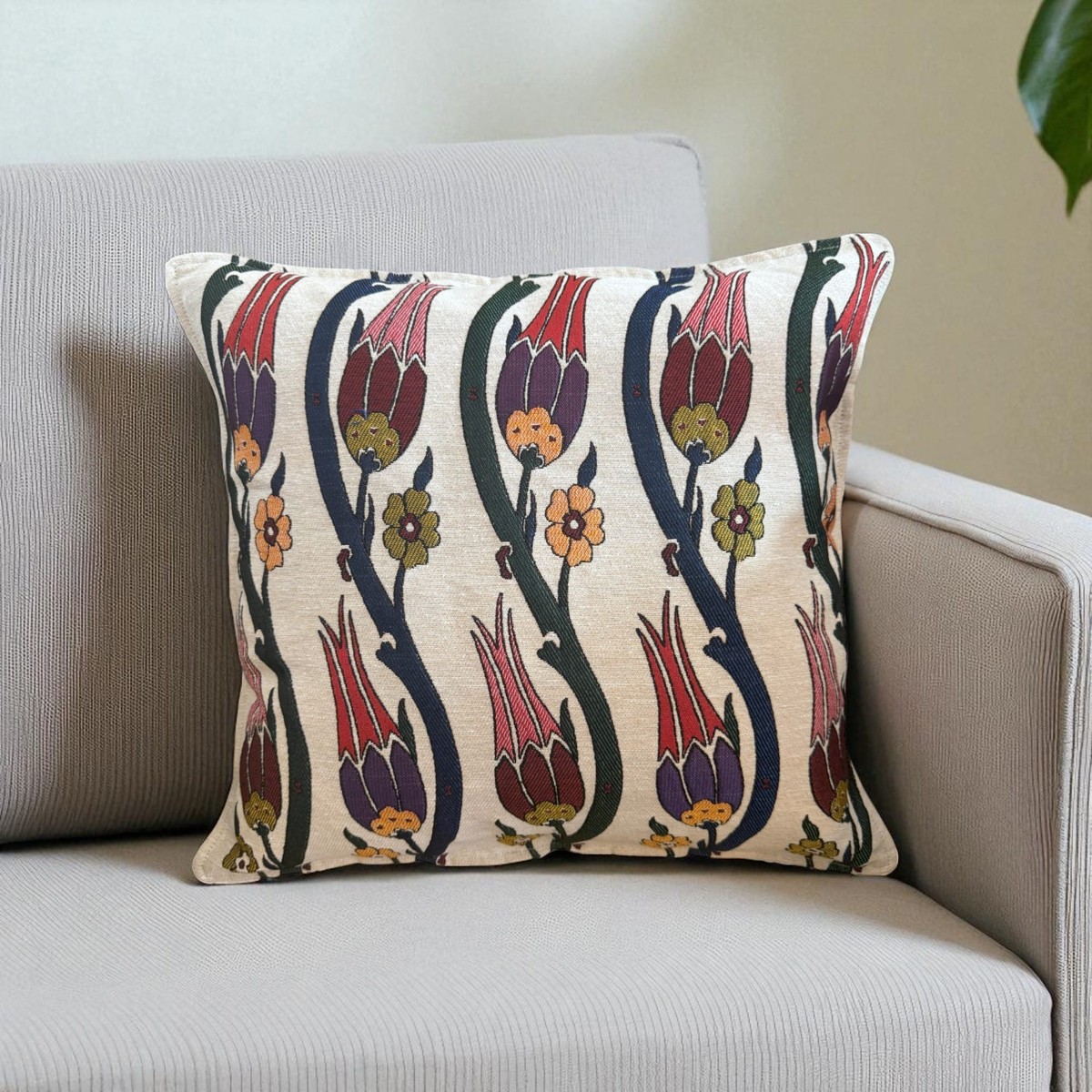 Tulip Throw Pillow Cover 1pc 1