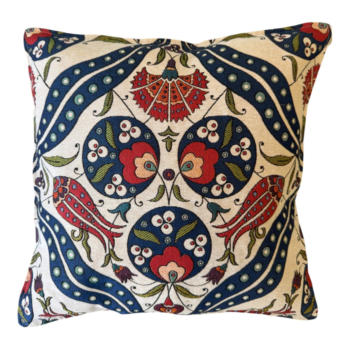 Cushion Cover Handmade, Set of 2, Suzani Decor Pillow case 45x45cm 3