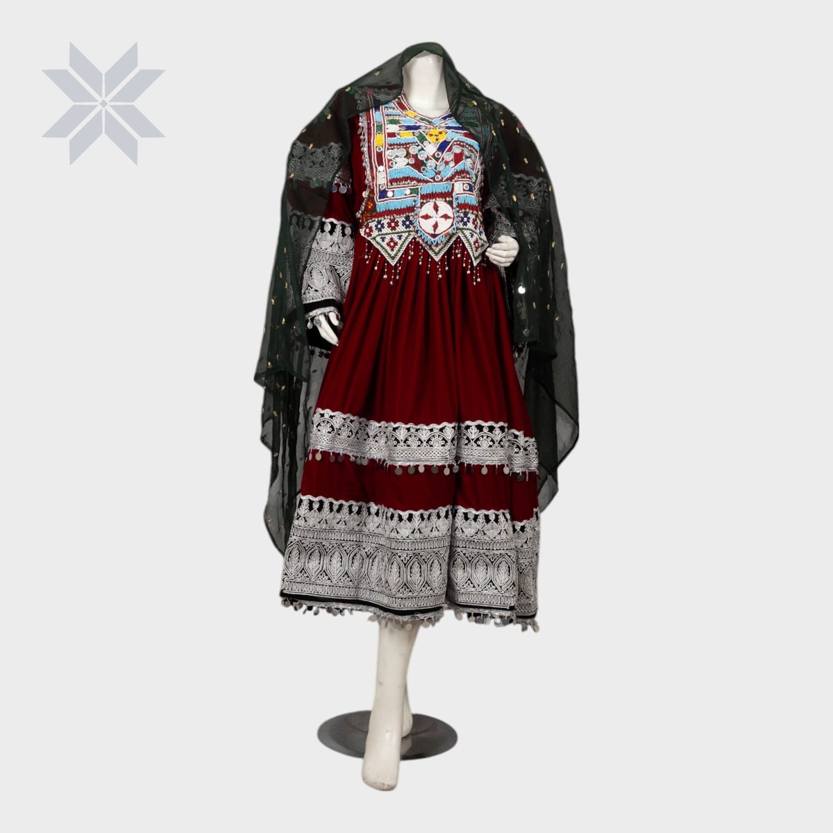 Surkhani Charm Embroidered Dress 3