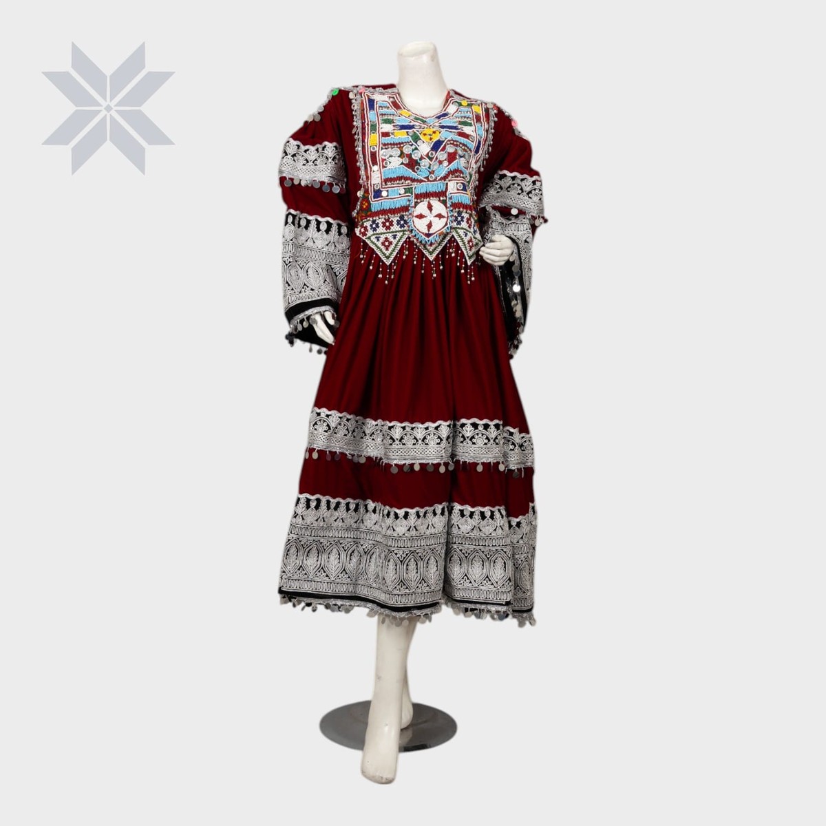Surkhani Charm Embroidered Dress 1