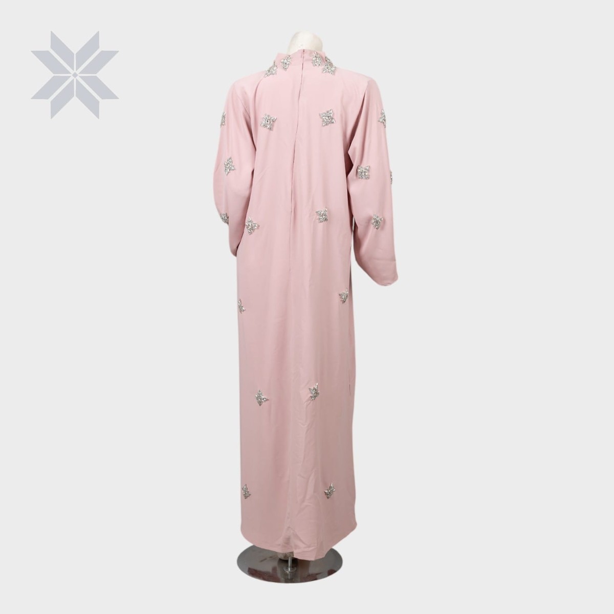 Blush Pearl Grace Gown Abaya 2