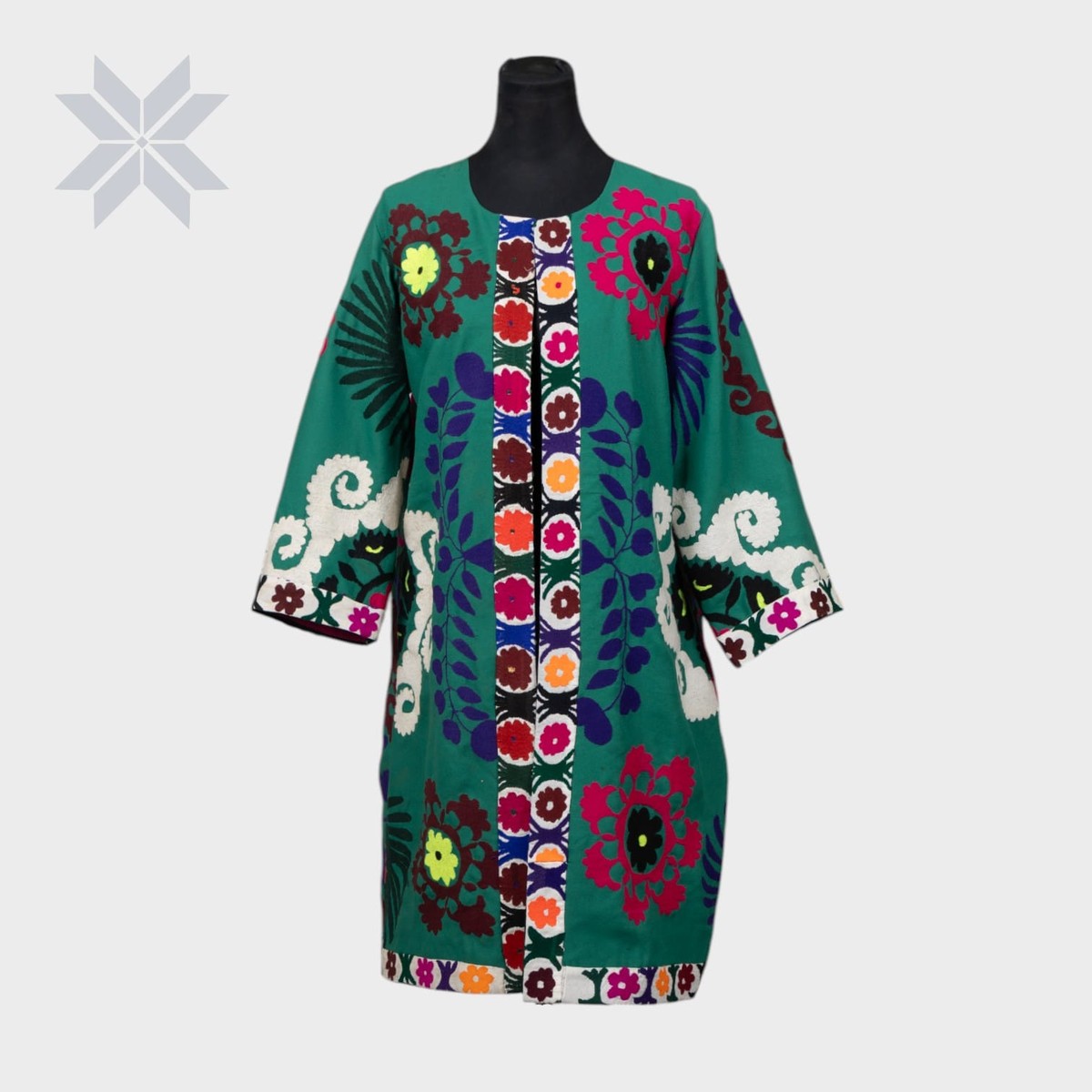 Handmade Coat Garden Mosaic Suzani Tunic 2