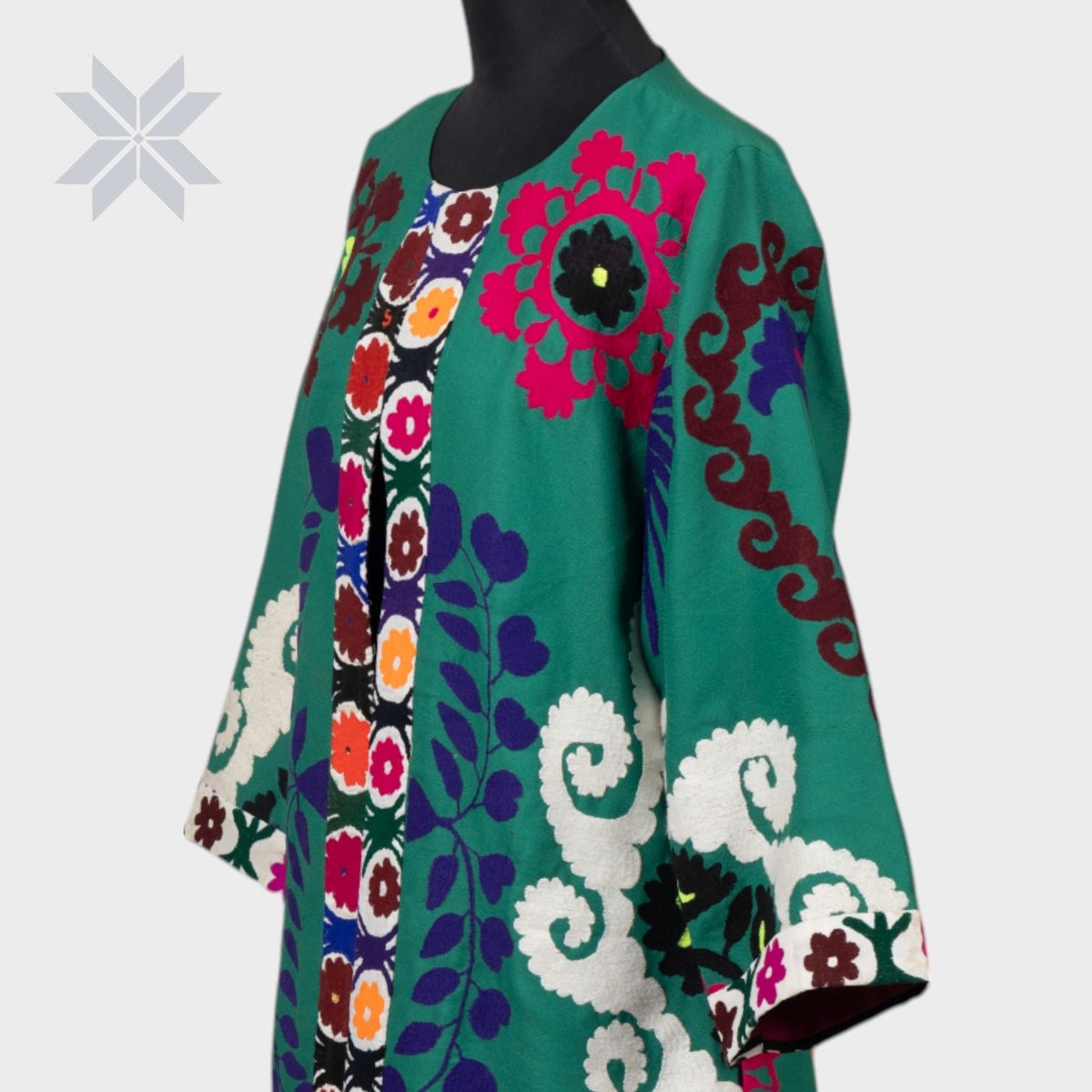 Handmade Coat Garden Mosaic Suzani Tunic 4