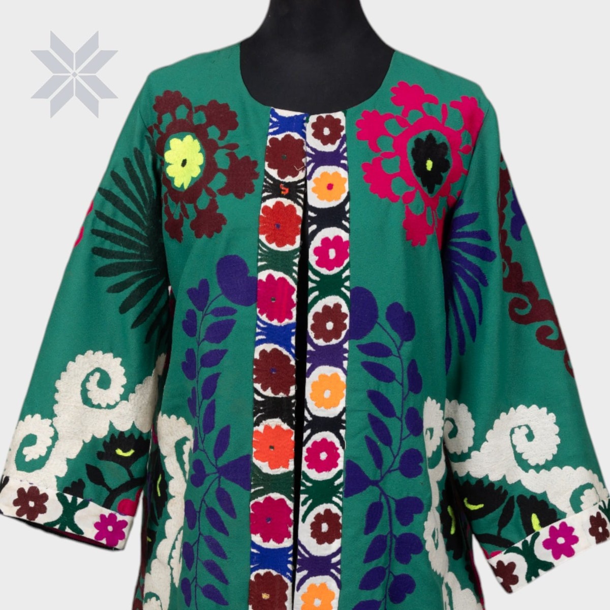 Handmade Coat Garden Mosaic Suzani Tunic 3