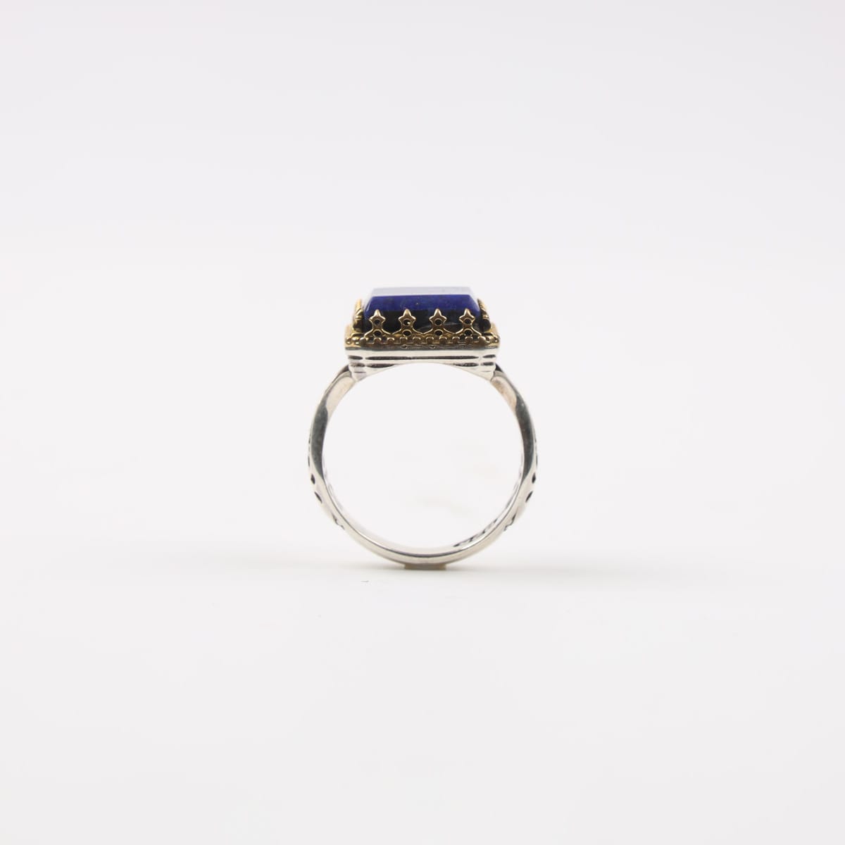 Lapis Lazuli Sterling Silver Men Ring 1
