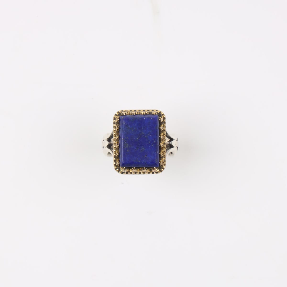 Lapis Lazuli Sterling Silver Men Ring 4