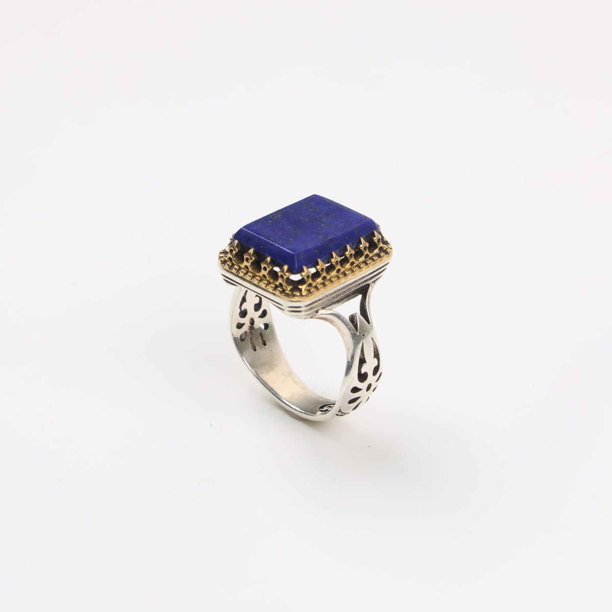 Lapis Lazuli Sterling Silver Men Ring 2