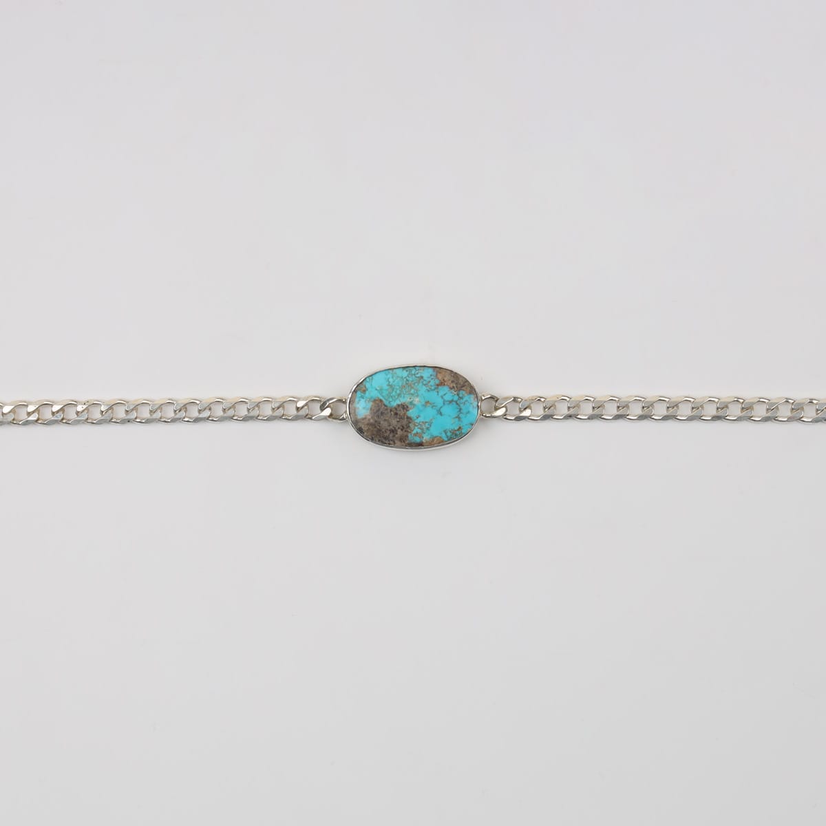 Afghan Turquoise Silver Men Bracelet 3