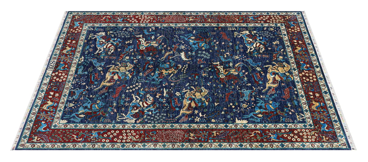 ASPAK LUXURY HANDMADE CARPET ROYAL DESIGN 1