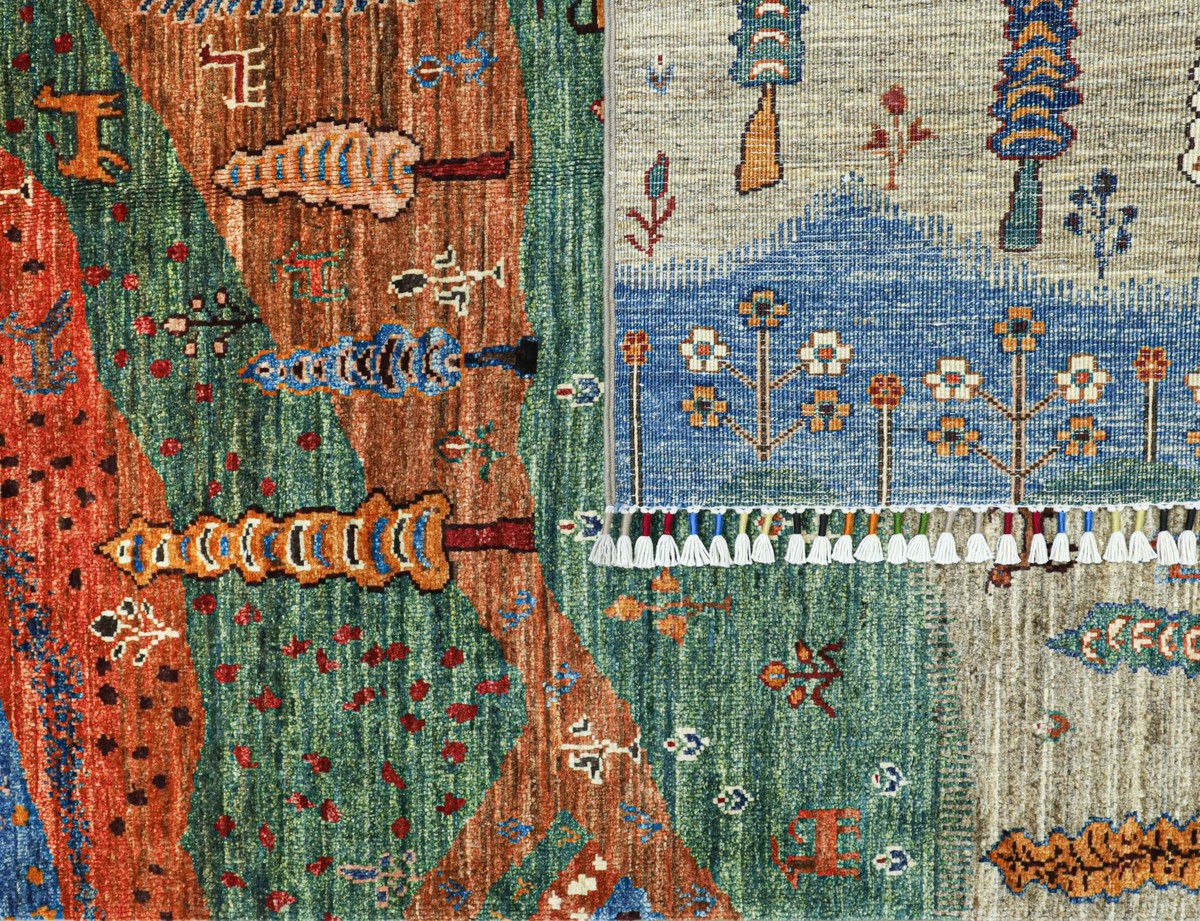 DARKHT NAQSHA DARYAYE CARPET HANDMADE CHOBRANG 4