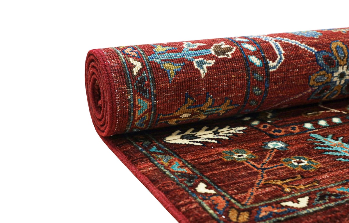 SULTANI GUL RED RUG HANDMADE 2