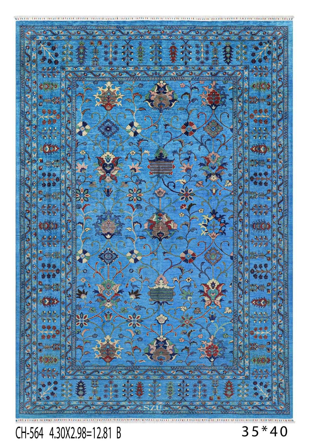 Sultani Gul – Chobrang Carpet Handmade 3