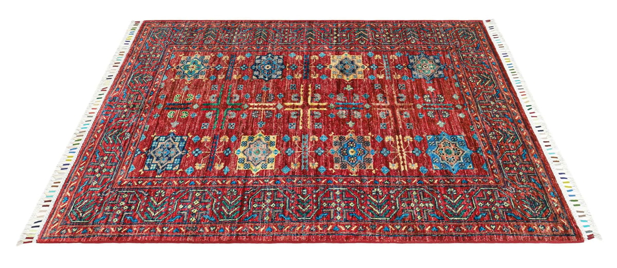 BUKHARAY Carpet — Design: CHOBRANG, handmade Afghan rug USA shipping 5