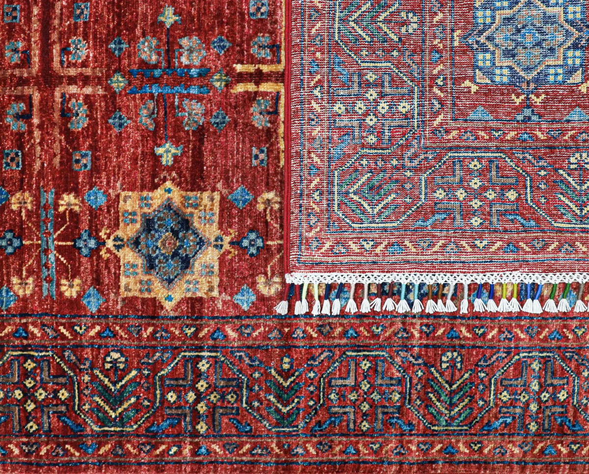 BUKHARAY Carpet — Design: CHOBRANG, handmade Afghan rug USA shipping 3