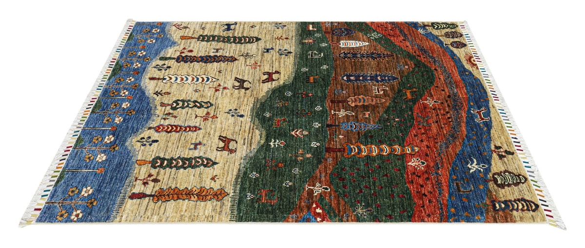 DARKHT NAQSHA DARYAYE CARPET AFGHAN 1
