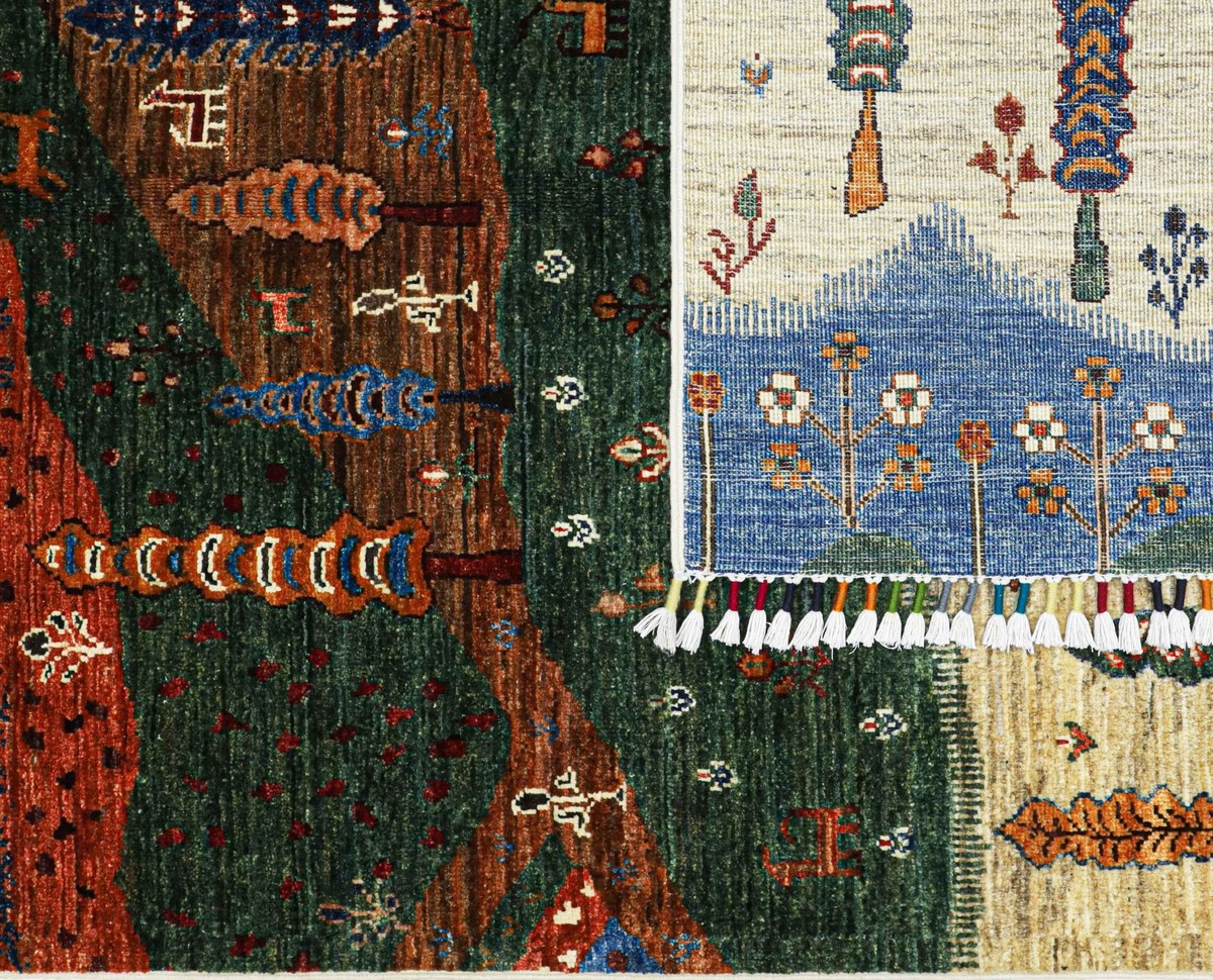 DARKHT NAQSHA DARYAYE CARPET AFGHAN 3