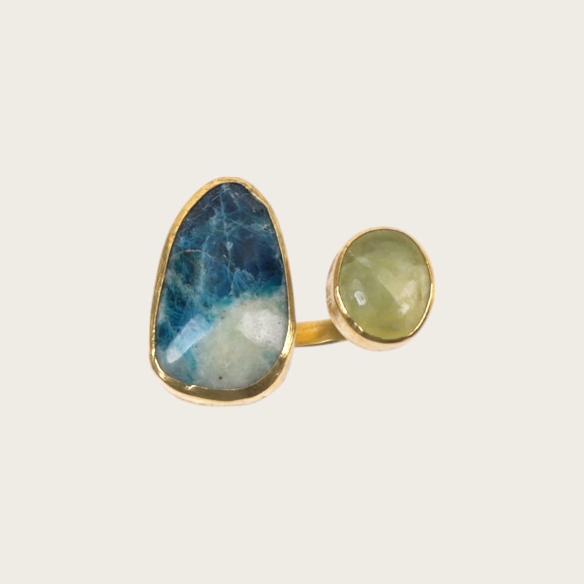 Handmade Gold-Plated Floral Ring 3