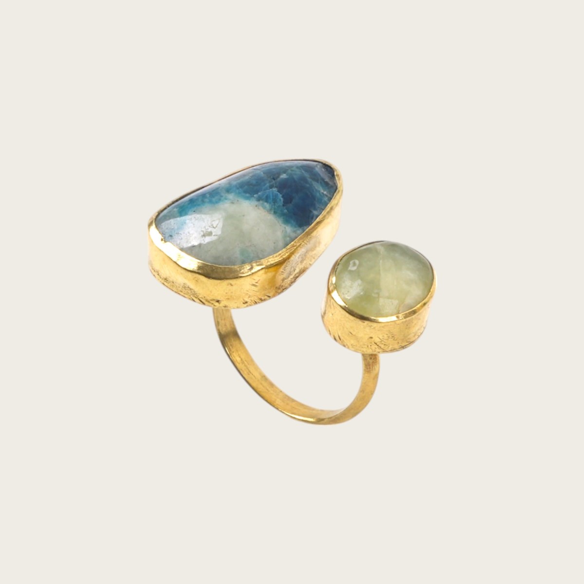 Handmade Gold-Plated Floral Ring 1
