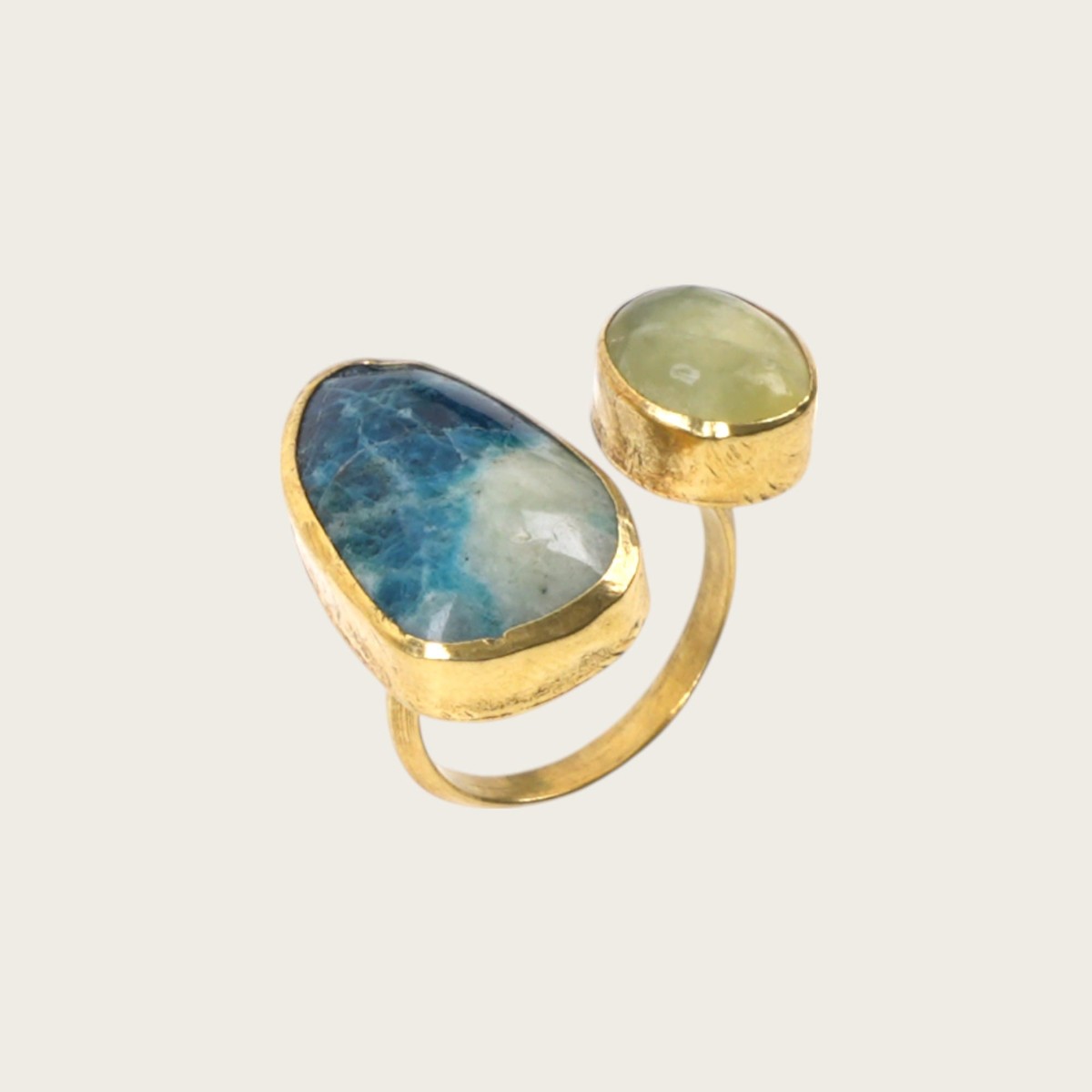Handmade Gold-Plated Floral Ring 2