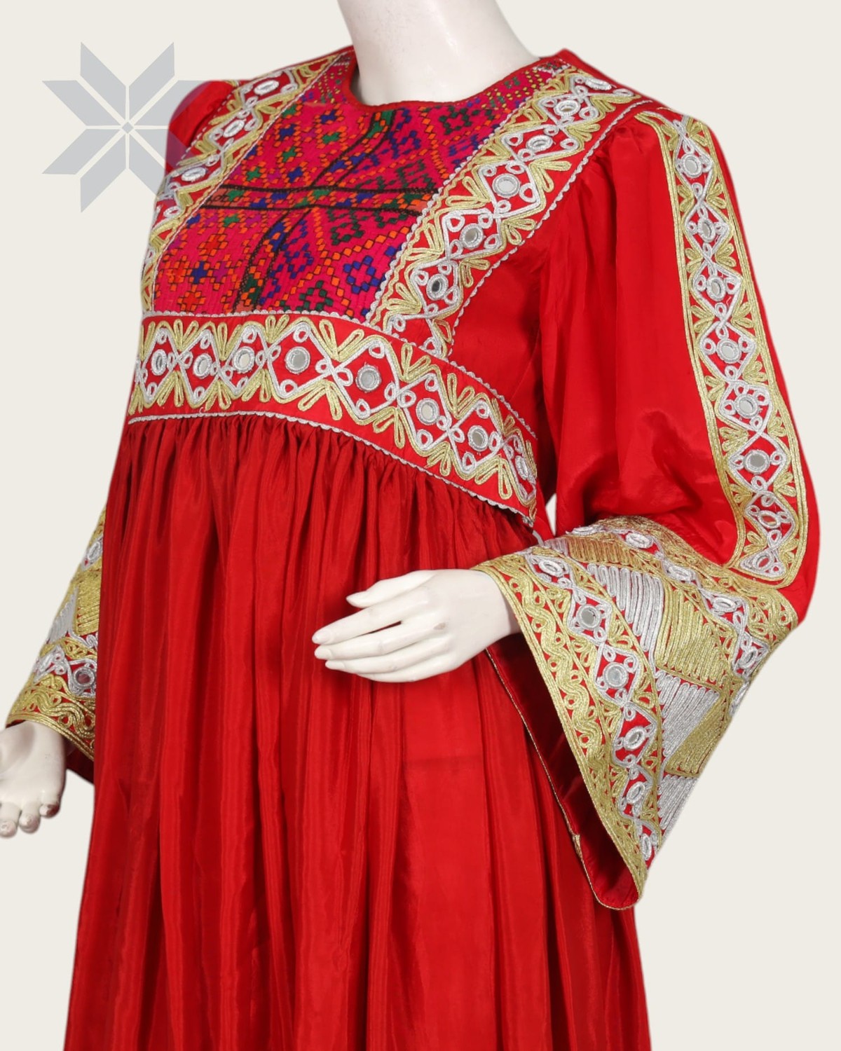Ruby Afghan Women Embroidered Dress 3