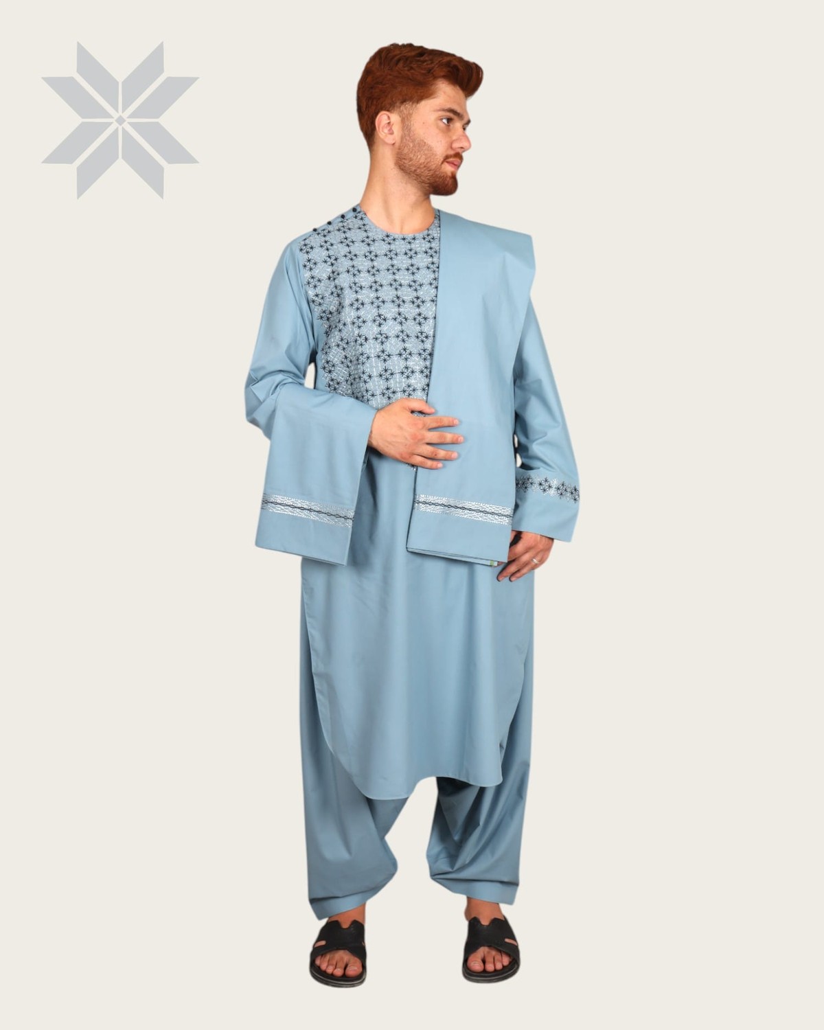 Stylish Men Cloths with Shawl 4