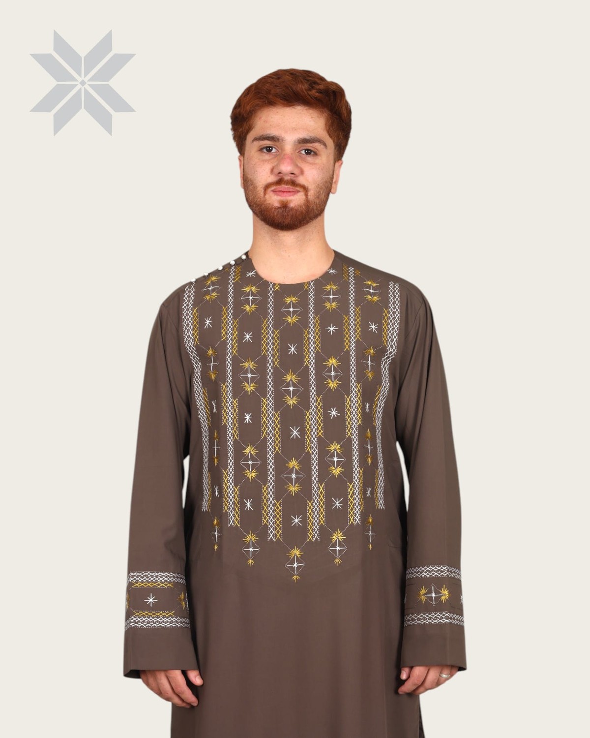 Badshahi Brown Men Cloths Embroidered Set 2