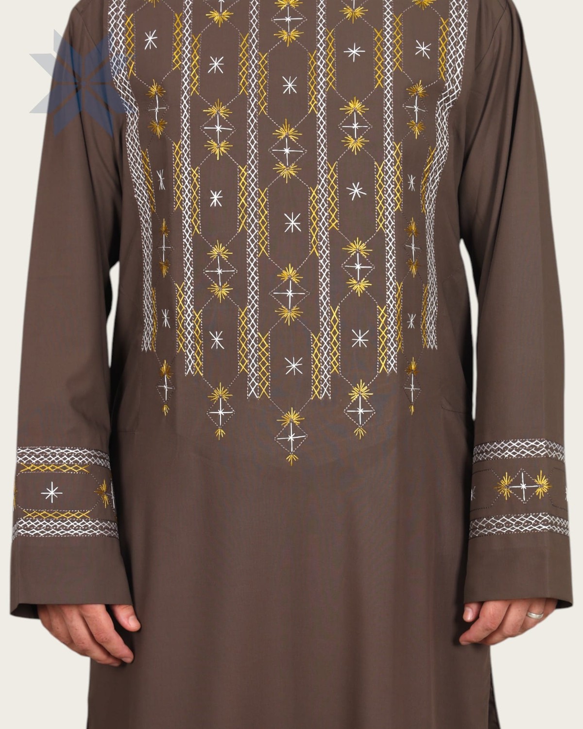 Badshahi Brown Men Cloths Embroidered Set 5