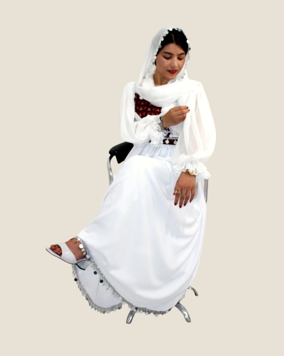 White Long Dress For Women 3