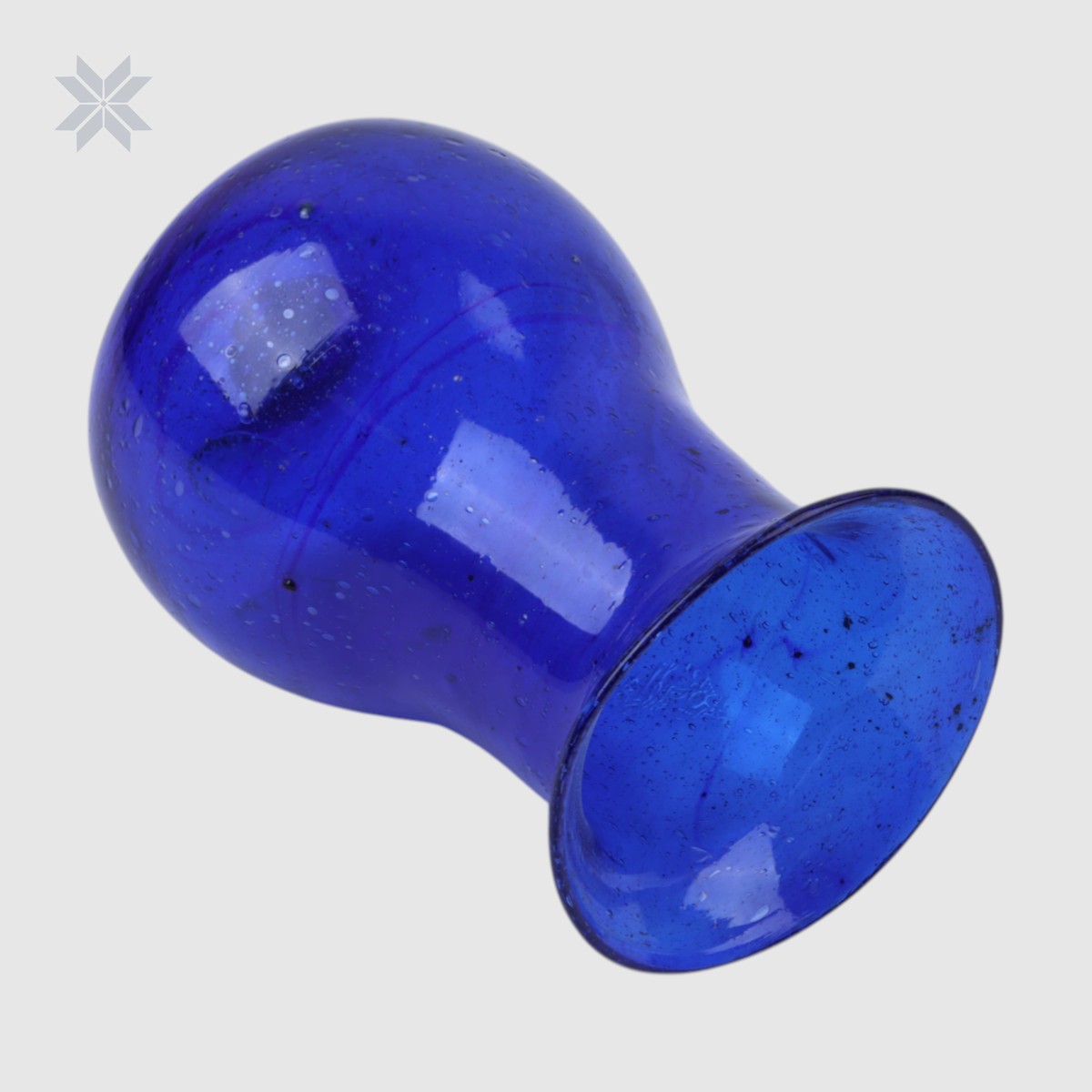 Small Blue Vase Handmade 2