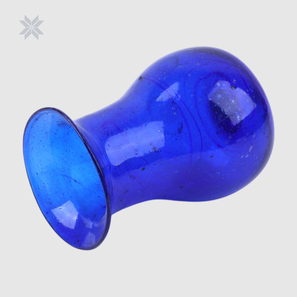 Small Blue Vase Handmade 1