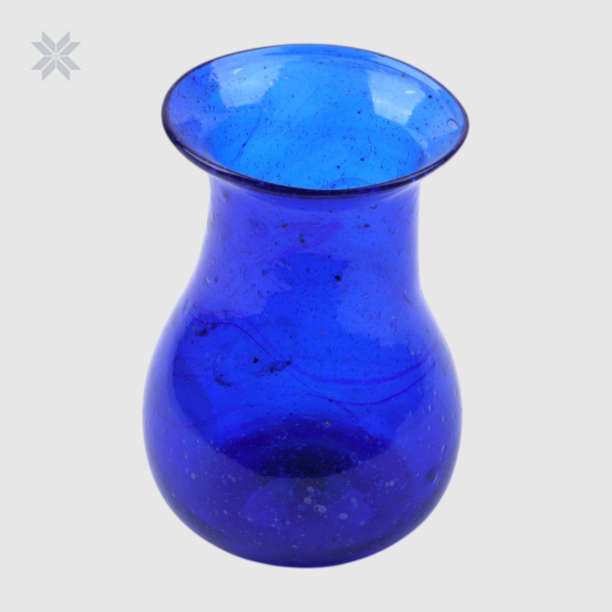 Small Blue Vase Handmade 5