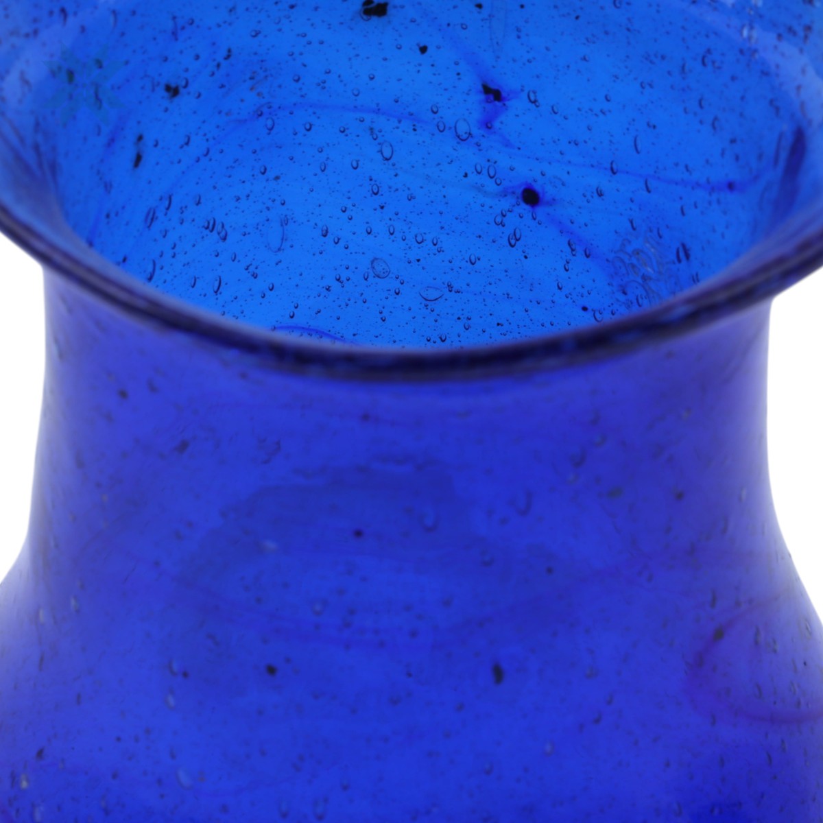 Small Blue Vase Handmade 4