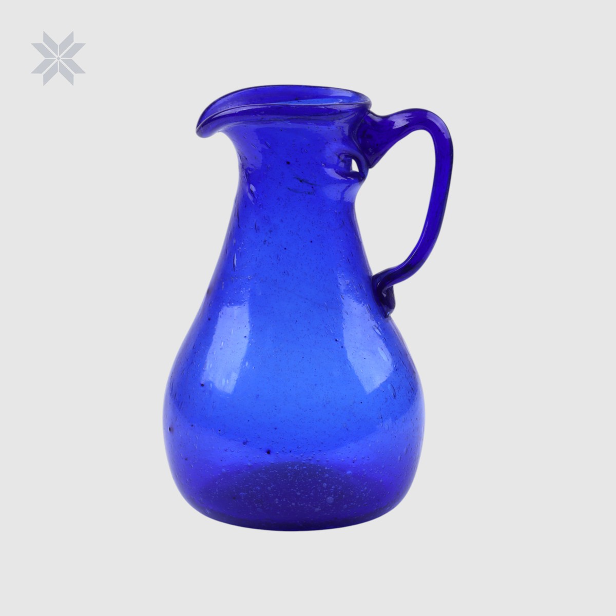 Glass Jug blue & Handmade Jug 4