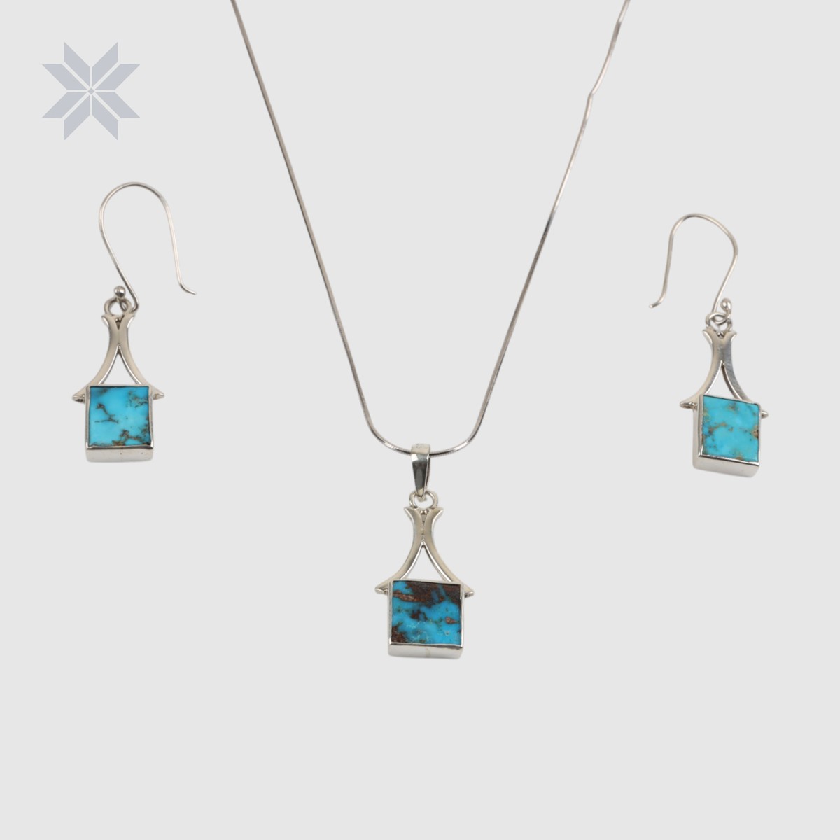 Turquoise Sky Set Handmade 3-piece set 3