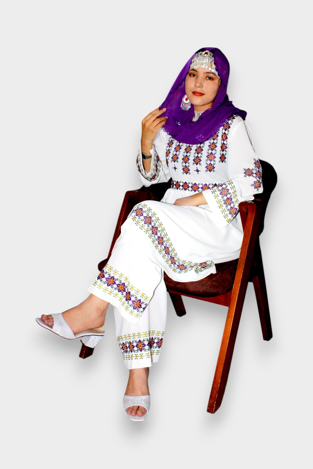 Beautiful Hazaragi Short Party Drees HandMade 2