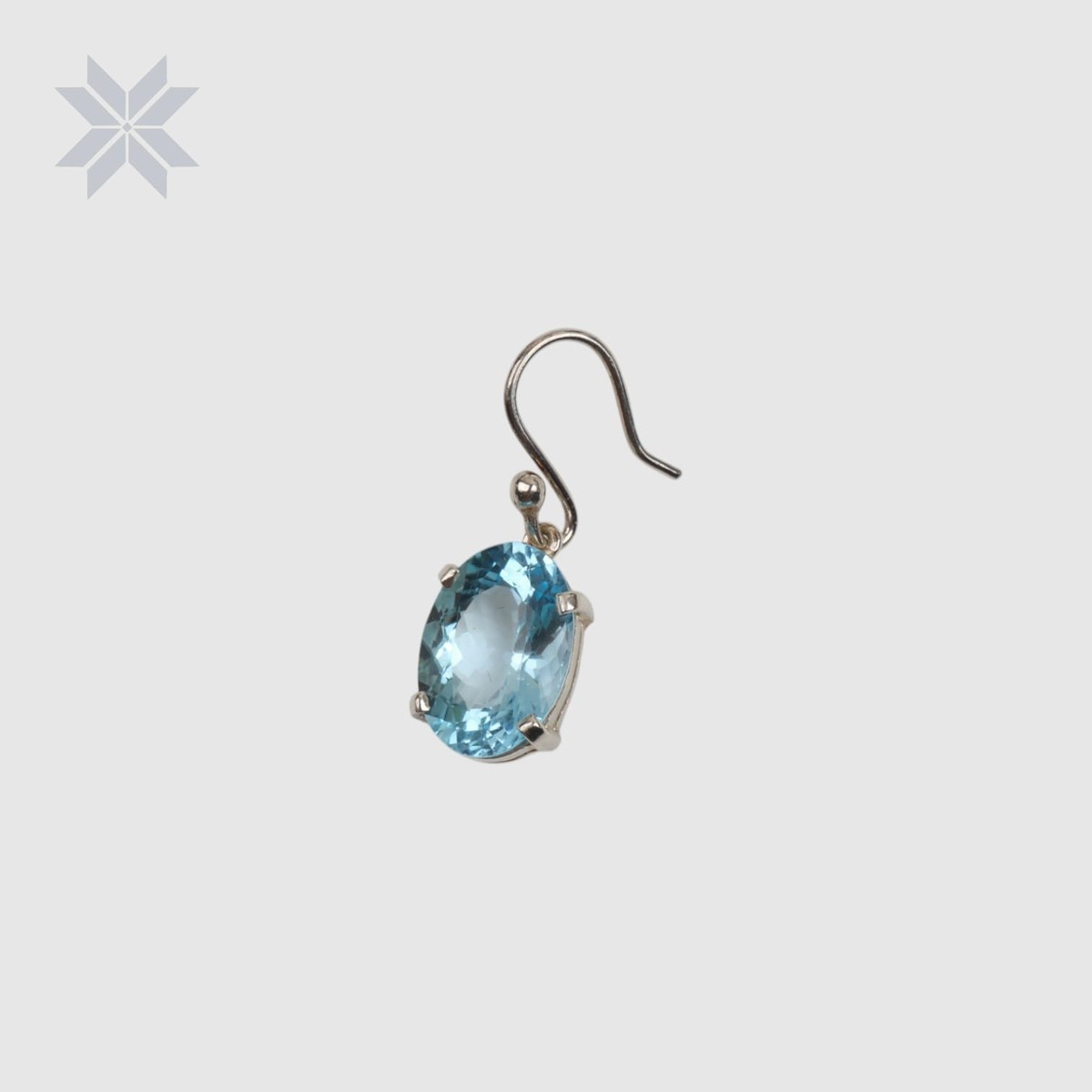 Aquamarine Jewelry Set | Blue Gemstone Necklace & Earrings | March Birthstone 1