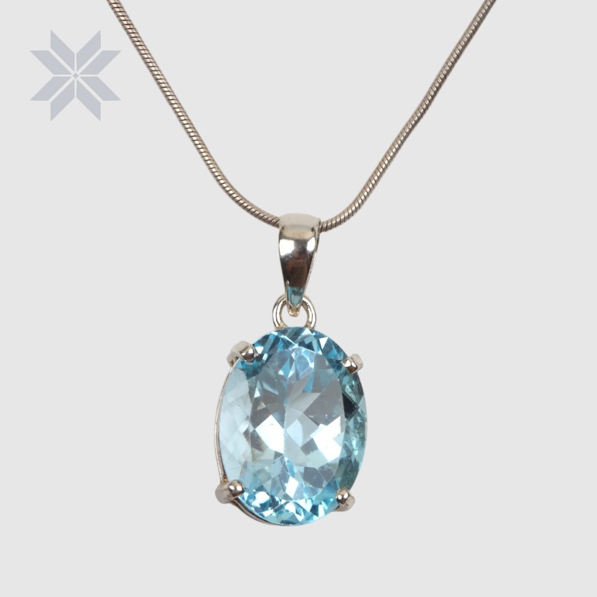 Aquamarine Jewelry Set | Blue Gemstone Necklace & Earrings | March Birthstone 4