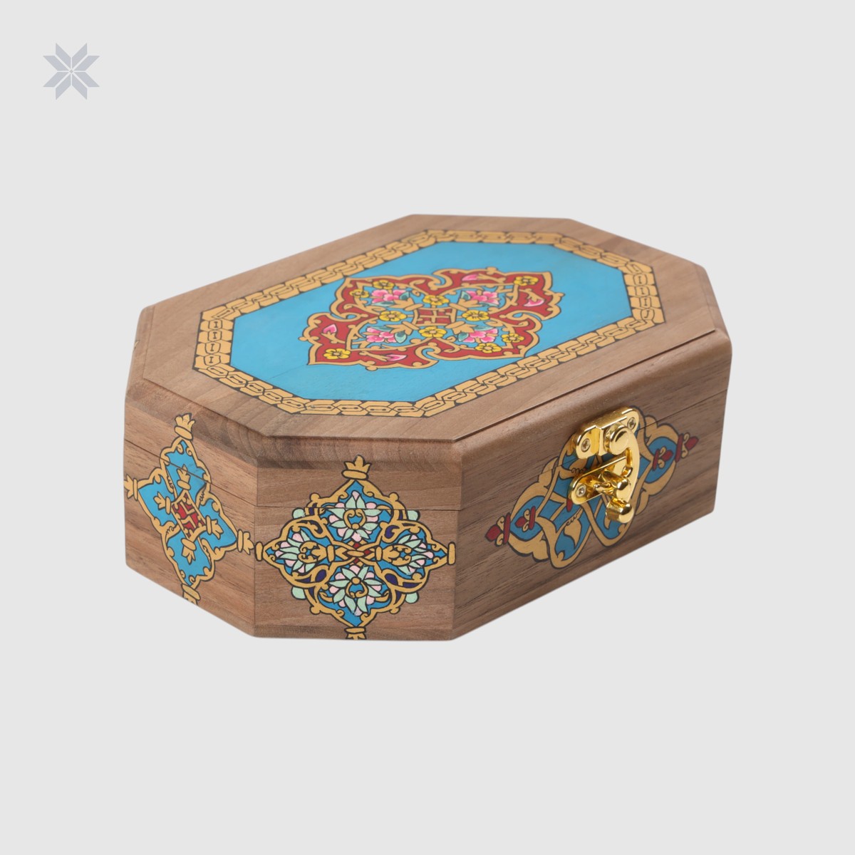 Miniature Jewelry Box made of Walnut Wood Handmade 2