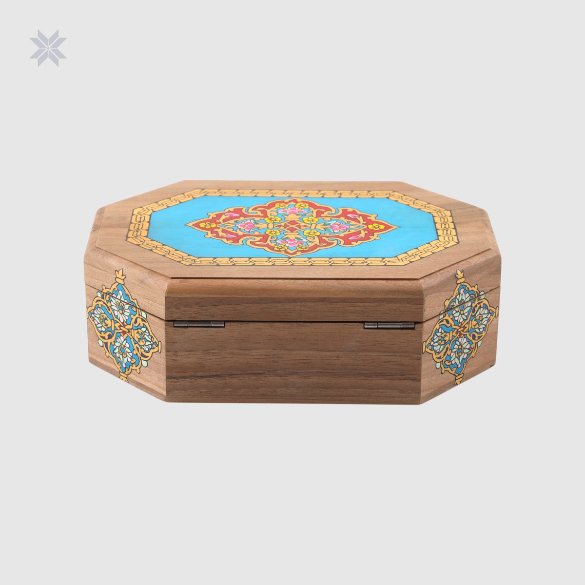 Miniature Jewelry Box made of Walnut Wood Handmade 5