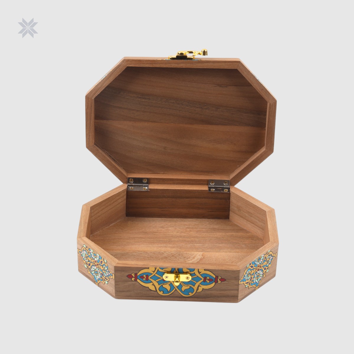 Miniature Jewelry Box made of Walnut Wood Handmade 3