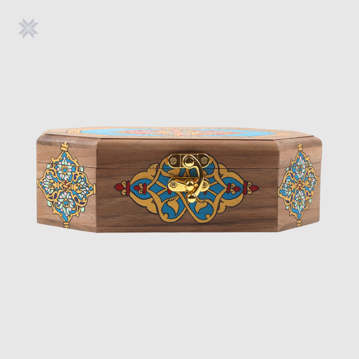 Miniature Jewelry Box made of Walnut Wood Handmade 4
