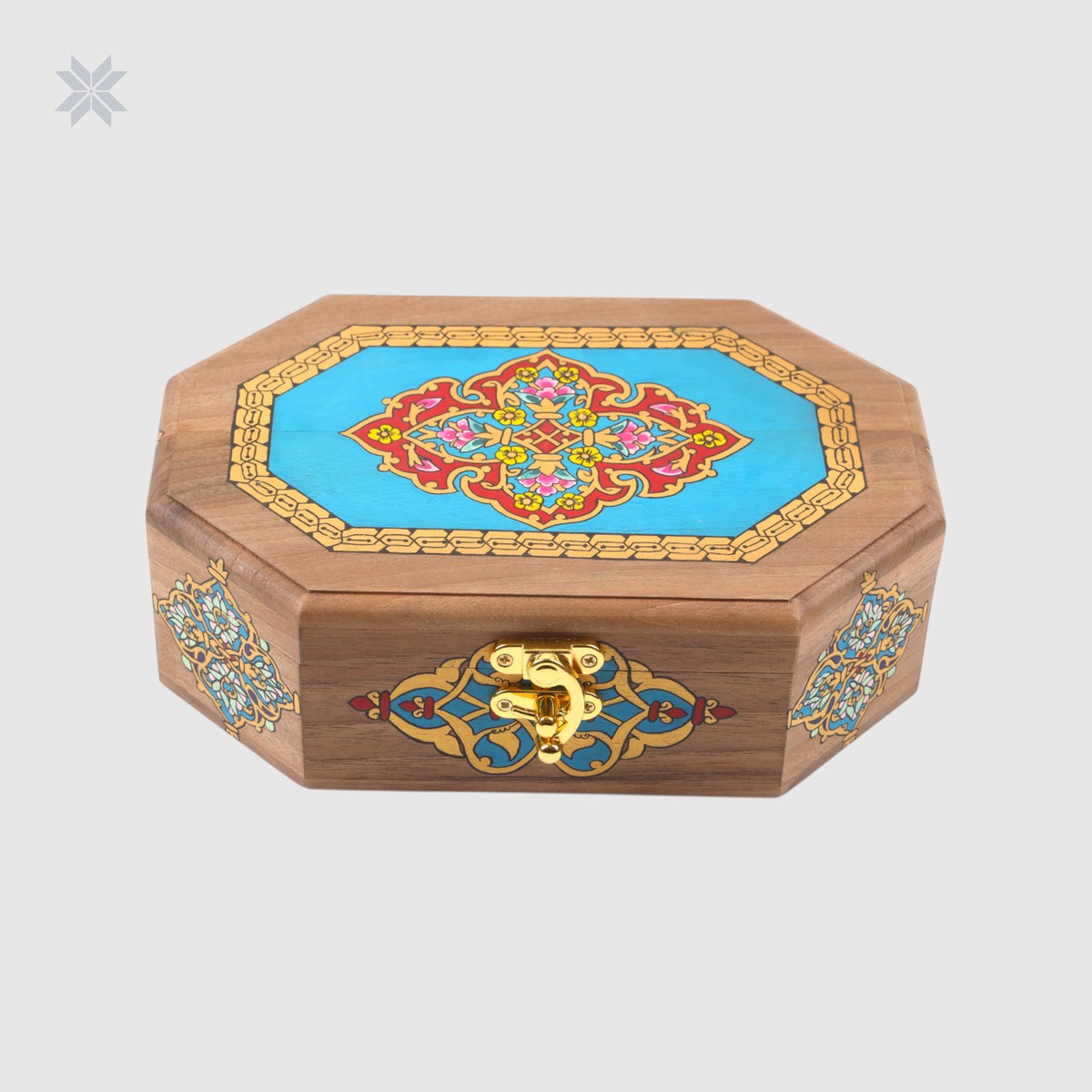 Miniature Jewelry Box made of Walnut Wood Handmade 1